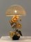 Lampada da tavolo vintage a forma di girasole, anni '80, Immagine 11