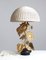Lampada da tavolo vintage a forma di girasole, anni '80, Immagine 1