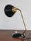 Lampada da tavolo vintage in ottone e metallo nero di Erik Wärnå, anni '50, Immagine 3