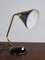 Lampe de Bureau Vintage en Laiton et Métal Noir par Erik Wärnå, 1950s 4