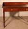 Small Writing Table with Two Drawers in Mahogany, Image 9