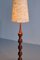 Lámpara de pie sueca de teca de Möllers Armatur, años 50, Imagen 7