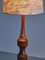 Lámpara de pie sueca de teca de Möllers Armatur, años 50, Imagen 12