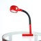 Space Age Table Lamp in Red Plastic, Hungary, 1960s, Image 1