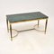 Vintage French Brass and Marble Coffee Table, 1970s 1