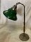 Italian Industrial Bakelite and Brass Table Lamp, 1930s, Image 1