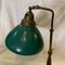 Lámpara de mesa italiana industrial de haya y latón, años 30, Imagen 2