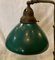 Lámpara de mesa italiana industrial de haya y latón, años 30, Imagen 3
