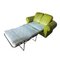 Vintage Green Buttoned Skai Chesterfield Sofa Bed 6