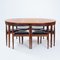 Roundette Teak Dining Set with Extendable Table & Chairs by Hans Olsen for Frem Røjle, Set of 7 1