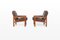 Capella Easy Chairs with Ottoman by Illum Wikkelsø for Nelse Eilersen, Denmark, 1950s, Set of 3, Image 4