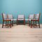 Danish Teak Dining Chairs, 1970s, Set of 5, Image 1