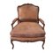 Antique Spanish Leather Upholstered Club Armchairs, Late 19th Century, Set of 2, Image 8