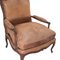 Antique Spanish Leather Upholstered Club Armchairs, Late 19th Century, Set of 2, Image 4