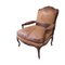 Antique Spanish Leather Upholstered Club Armchairs, Late 19th Century, Set of 2 5