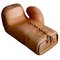 Chaise Longue con guantes de boxeo suizo vintage de cuero de De Sede, Imagen 3