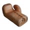 Schweizer Vintage Leder Boxhandschuh Chaiselongue von De Sede 1