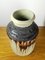 Mid-Century Beige and Brown Drip Glazed Ceramic Vase, 1970s, Image 6