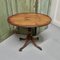Oval Yew Wood Wine Table, 1970s 1