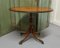 Oval Yew Wood Wine Table, 1970s 3