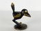 Figura de un cuervo de bronce de Gluttöter para Hertha Baller, Austria, años 50, Imagen 4