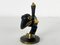 Figura de un cuervo de bronce de Gluttöter para Hertha Baller, Austria, años 50, Imagen 6