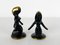 Nude Female Figurines in Bronze by Hertha Baller, Austria, 1950s, Set of 2 2