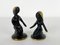 Nude Female Figurines in Bronze by Hertha Baller, Austria, 1950s, Set of 2 3