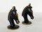 Bronze Horse Head Figurines by Hertha Baller, Austria, 1950s, Set of 2, Image 5