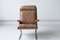 Fauteuil Swing & Tabouret Vintage en Cuir par Reinhold Adolf pour COR, 1970s 14