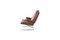 Fauteuil Swing & Tabouret Vintage en Cuir par Reinhold Adolf pour COR, 1970s 2