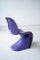Danish Modern Violet Chairs by Verner Panton for Vitra, 1970s, Set of 5 5