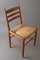 Side Chair with Raffia Seat, 1960s 5