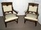 Large French Gothic Library Throne Chairs, Set of 2 6