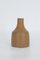 Petit Vase Mid-Century Scandinave en Grès Caramel de Collection par Gunnar Borg pour Höganäs Ceramics, 1960s 1