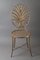 Gold Wheat Chair by S. Salvadori, Florence, 1960s 10