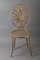 Gold Wheat Chair by S. Salvadori, Florence, 1960s, Image 10