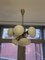 Vintage Bronze Chandelier Sputnik 1