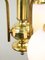 Mid-Century Italian Brass and Opaline Chandelier 8