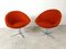 Orange Swivel Chairs from Benjo, 1990s, Set of 8, Image 2