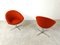 Orange Swivel Chairs from Benjo, 1990s, Set of 8 7