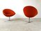 Orange Swivel Chairs from Benjo, 1990s, Set of 8, Image 5