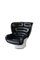 Elda Lounge Chairs in Black Leather and Fiberglass by Joe Colombo, Set of 2 12