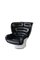 Elda Lounge Chairs in Black Leather and Fiberglass by Joe Colombo, Set of 2, Image 12