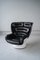 Elda Lounge Chairs in Black Leather and Fiberglass by Joe Colombo, Set of 2 11