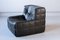 Vintage Black Leather Kashima Living Room Set by Michel Ducaroy for Ligne Roset, 1976, Set of 3, Image 22