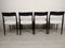 Scandinavian Black Lacquered Dining Chairs by Niels Otto Møller, 1950s, Set of 4 11