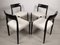 Scandinavian Black Lacquered Dining Chairs by Niels Otto Møller, 1950s, Set of 4 3