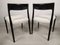 Scandinavian Black Lacquered Dining Chairs by Niels Otto Møller, 1950s, Set of 4, Image 10
