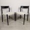 Scandinavian Black Lacquered Dining Chairs by Niels Otto Møller, 1950s, Set of 4 8